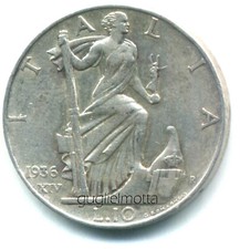 REGNO D'ITALIA 10 LIRE 1936