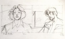 GIUSEPPE MANUNTA Disegno Originale Studio PINUP Tempo JOHN DOE Firmato!