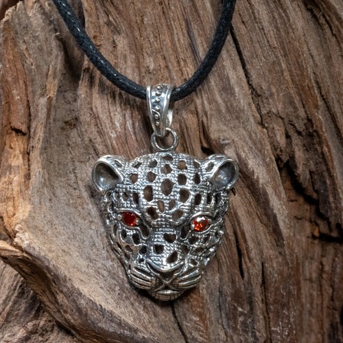 Leopardo 925 pendente - leopardo,
