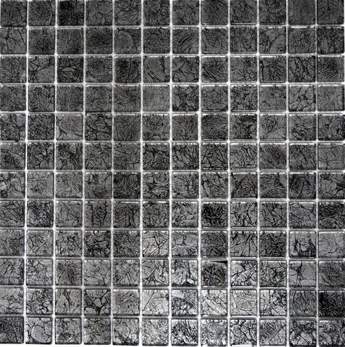 Mosaico vetro nero - mosaico, cucina