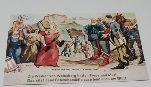 Cartolina artista weinsberg - cartolina,