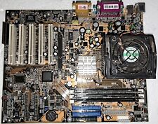 Scheda Madre Vintage DFI NB72-SC con CPU Intel Pentium4 socket 478 e Ram