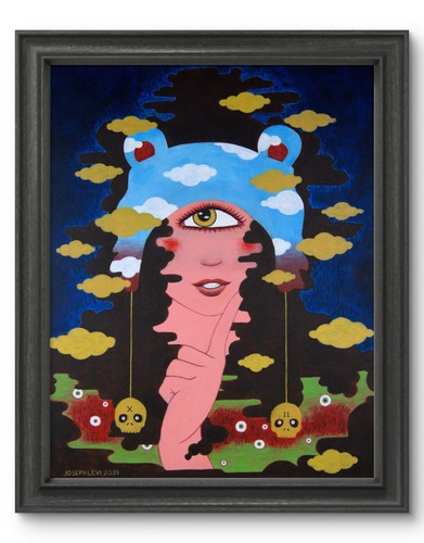 Quadro acrilico dipinto mano - acrilico, a