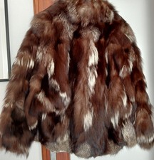 vera pelliccia volpe argentata