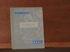 MANUALE ISTRUZIONI FUNZIONAMENTO E MANUTENZIONE RACAL TYPE RA.63 PER ADATTATORE SSB