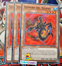 ?? YU GI OH 3 x SIGNORE DEL VELENO – IOC IT028 COMUNE – ITA ??