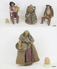 4 BAMBOLE FRANCESI ARTI E MESTIERI ARTIGIANALE FRANCIA VINTAGE LN9 LN14