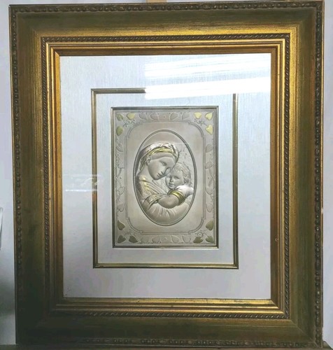 Quadro argento madonna con - in,
