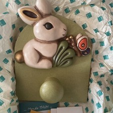 THUN 2011 APPENDI ABITI CAMERETTA 1 POSTO CONIGLIETTO CON FARFALLA NUOVO!