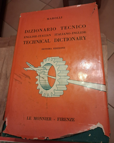 Dizionario tecnico inglese - dizionario,