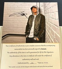 Foto firmata Eminem 8x10