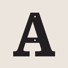 Lettera Metallica A Per Numero