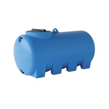 SERBATOIO ACQUA ALIMENTI IN POLIETILENE LT.300 CILINDRICO ORIZZONTALE