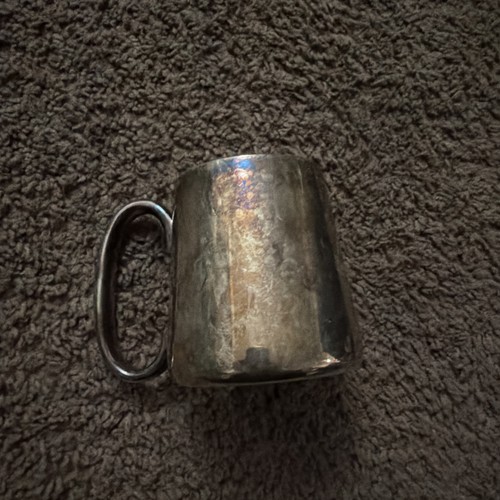 Tazza trofeo piatto argento