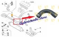 TUBO INTERCOOLER MANICOTTO FIAT GRANDE PUNTO EVO 1300 MULTIJET 51887299 51869534