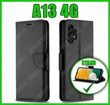 Flip Cover Custodia Magnetica per Samsung Galaxy A13 4G Pelle Portafoglio Libro