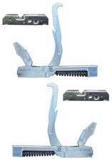 Coppia Cerniere Forno Lofra Franke con 2 portarulli per porta con doppio vetro