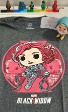 T SHIRT  "BLACK WIDOW " FUNKO