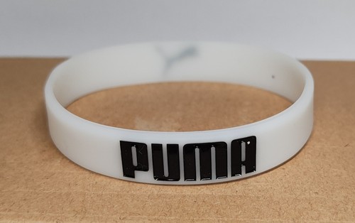 Bracciale silicone puma - bracciale, bianco