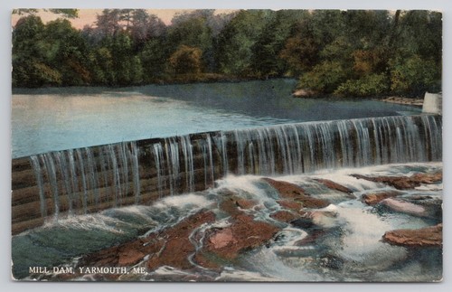 Cartolina mill dam yarmouth - mill,