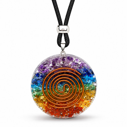Collana con ciondolo chakra