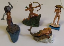 Mythos De Agostini Cofanetto 4 Statuette Afrodite Sirena Medusa Artemide