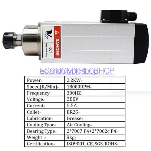 Motore mandrino cnc - motore,