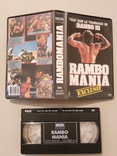Vhs rambo mania delta - -,