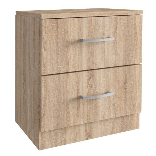 Comodino rovere cassetti - 2,