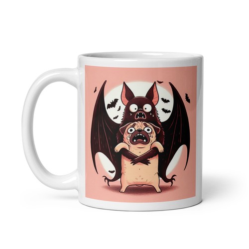Tazza carlino pipistrello - tazza,