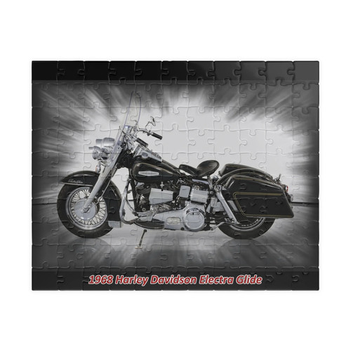 Puzzle harley davidson electra - puzzle,