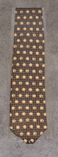 CRAVATTA TRUSSARDI 100% PURA SETA MADE IN ITALY SOIE SEIDE SEDA SILK TIE VINTAGE