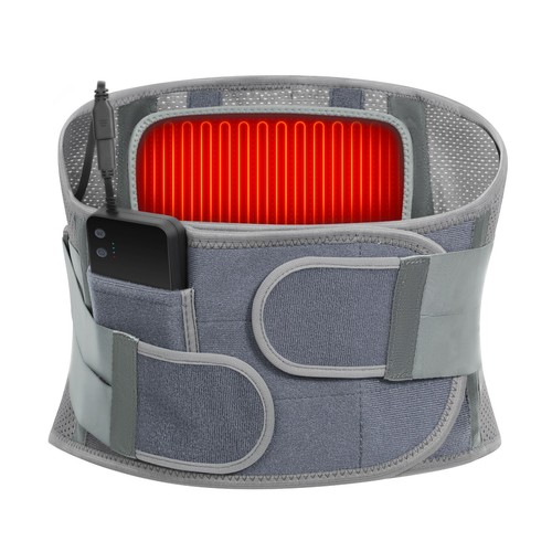Heated back brace rechargeable - back,