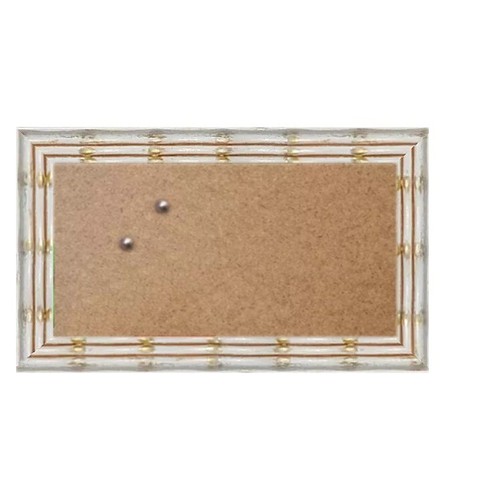 Cornice legno bianca shabby - legno,