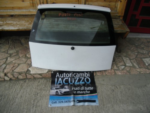Cofano posteriore bianco fiat - posteriore,
