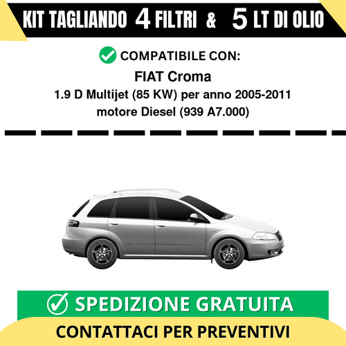 Tagliando per fiat croma d - fiat, 1.9