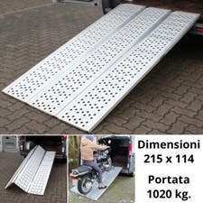 Rampa pieghevole per moto in