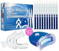10X GEL SBIANCAMENTO DENTI SBIANCANTE DENTI GEL LAMPADA SBIANCANTE DENTI PULIZIA