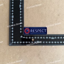 Patch rispetto blu UEFA taglia