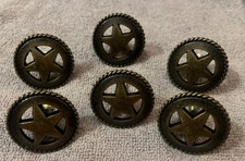 Pomelli per armadio in corda 6 stelle cassetto estraibile Texas Western Country cucina camera da letto