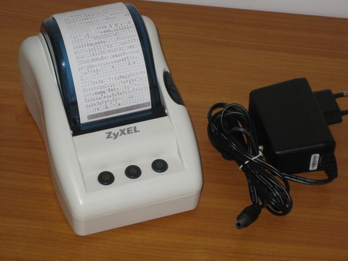 Zyxel ticket printer - zyxel,