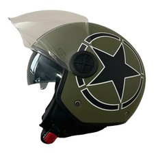 CASCO JET STAR VERDE OPACO