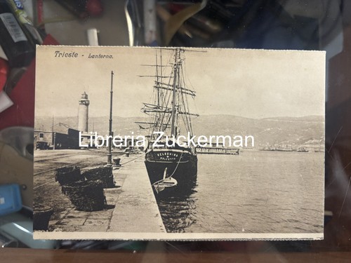 Cartolina nave ship trieste - trieste,