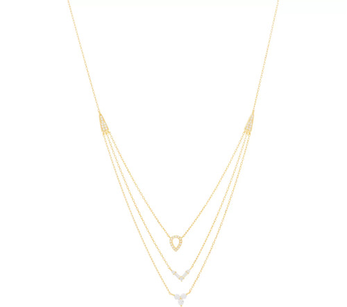 Collana diamonique argento - collana, in