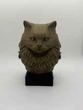 Scultura gatto pelo lungo inglese - regalo amante degli animali domestici - altezza 15 cm - statua decorazione casa