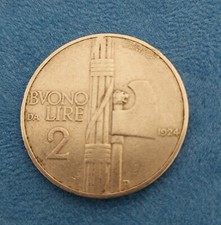MONETA Lire due Regno d'Italia
