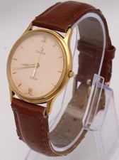 Orologio da polso vintage Omega De Ville 32 mm cinturino in pelle