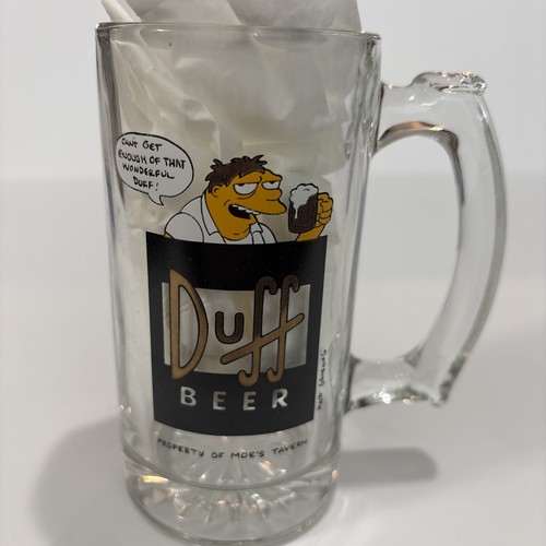 Tazza birra duff - vetro, da