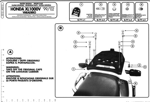 Givi kit piastra per - kit, att.