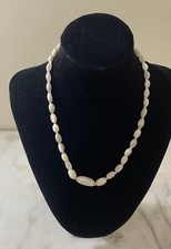 Collana vintage Madreperla naturale 39 perle 7-23 mm Lunghezza 48 cm Peso 29,42g